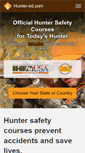 Mobile Screenshot of hunter-ed.com